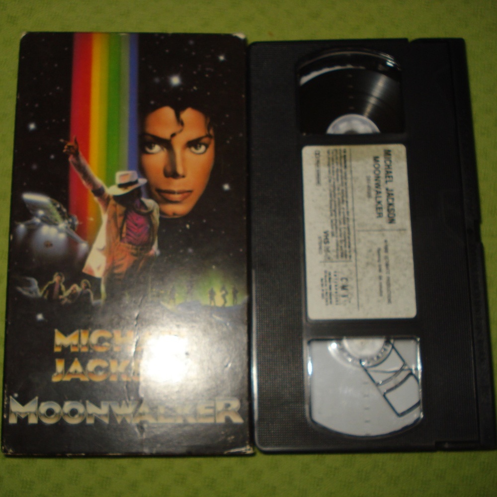 Vintage Michael Jackson Moonwalker VHS Tape